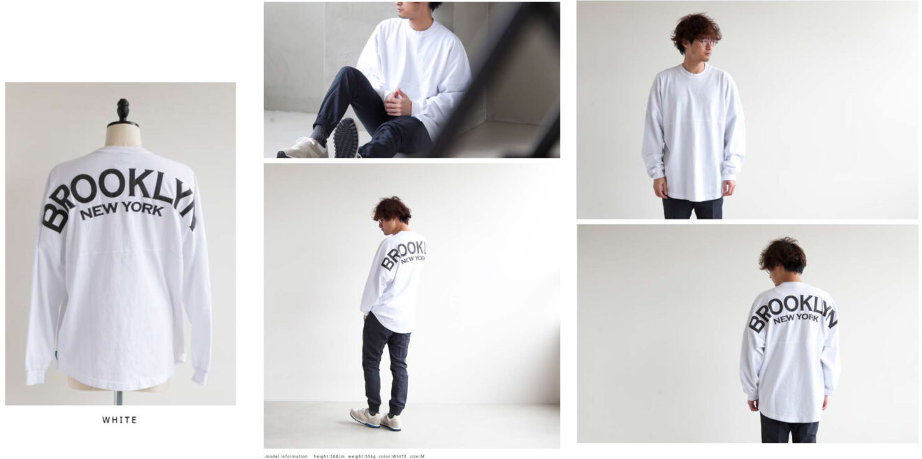 別注ビッグサイズラグランTシャツ